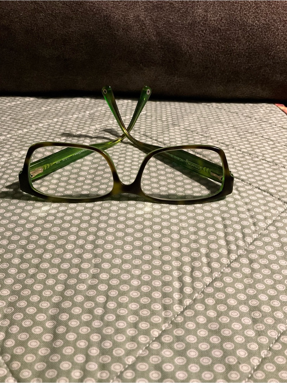 Coach Green Square Eyeglass Frame